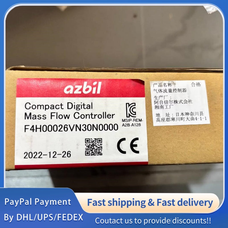 1  PCS new Azbil (Yamatake) Gas Flow Controller F4H00026VN30N0000 #LYQ007