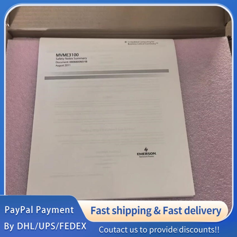 1  PCS NEW Emerson MVME31006E-1152 controller#LYQ007
