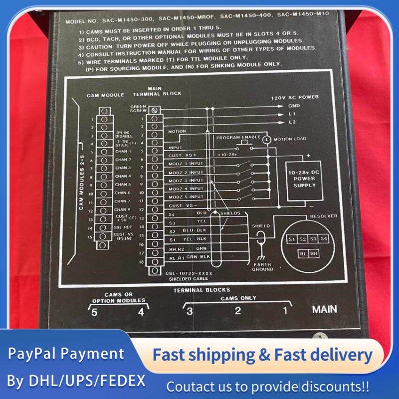 1  PCS used AUTOTECH CONTROLS SAC-M1450-400 Programmable Limit Switch #LYQ007