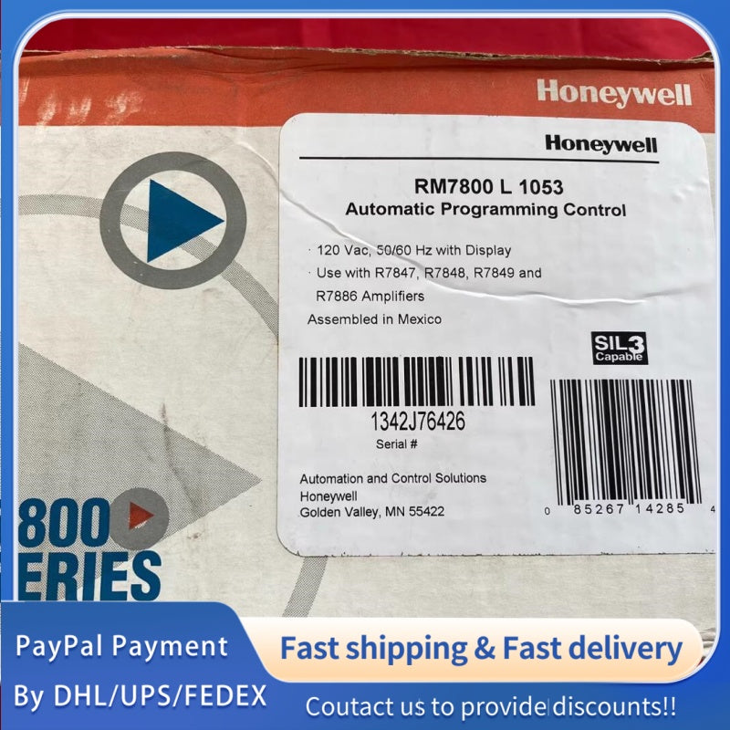 1  PCS new Honeywell RM7800 L 1053 Combustion Controller #LYQ007