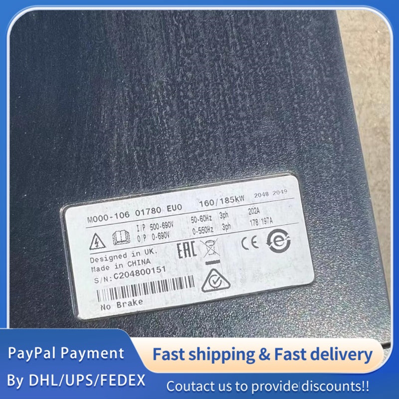 1  PCS USED Emerson Nidec Inverter M000-106-01780-EUO #LYQ007