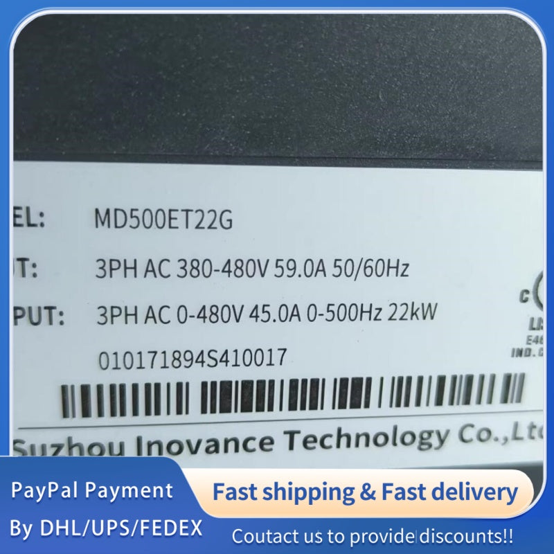 1  PCS USED INOVANCE Inverter MD500ET22G#LYQ007