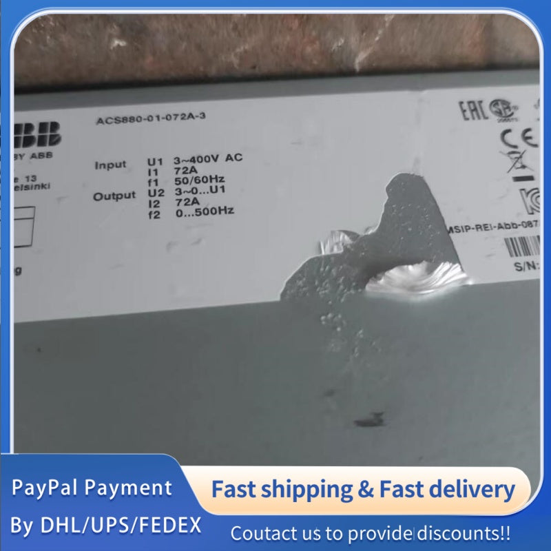 1  PCS USED  ABB Inverter  ACS880-01-072A-3 #LYQ007