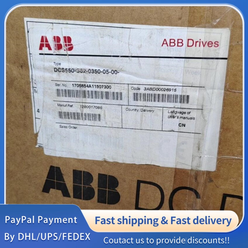 1  PCS new ABB DC Drive DCS550-S02-0350-05-00 #LYQ007