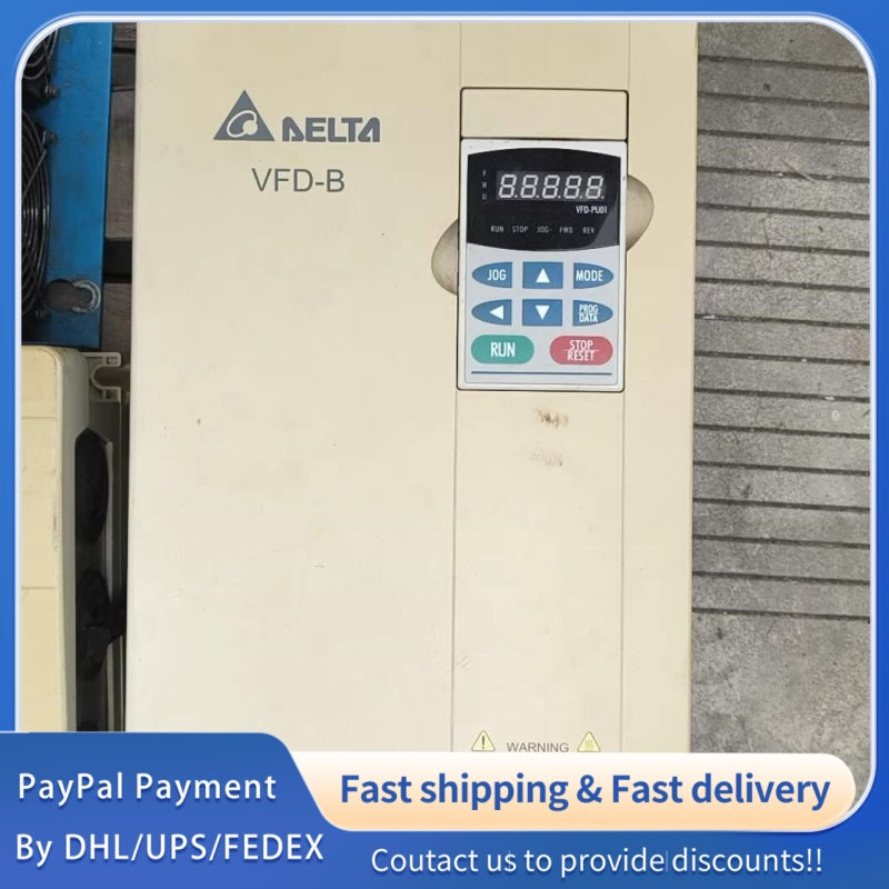 1  PCS used Delta Inverter  VFD185B43A #LYQ007