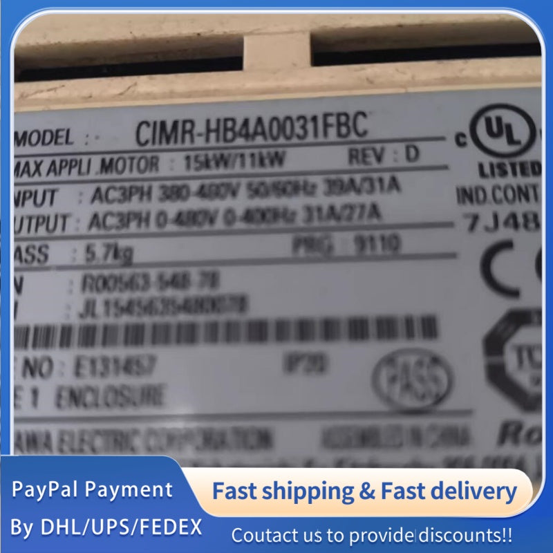 1  PCS used Yaskawa H1000 Inverter CIMR-HB4A00 #LYQ007