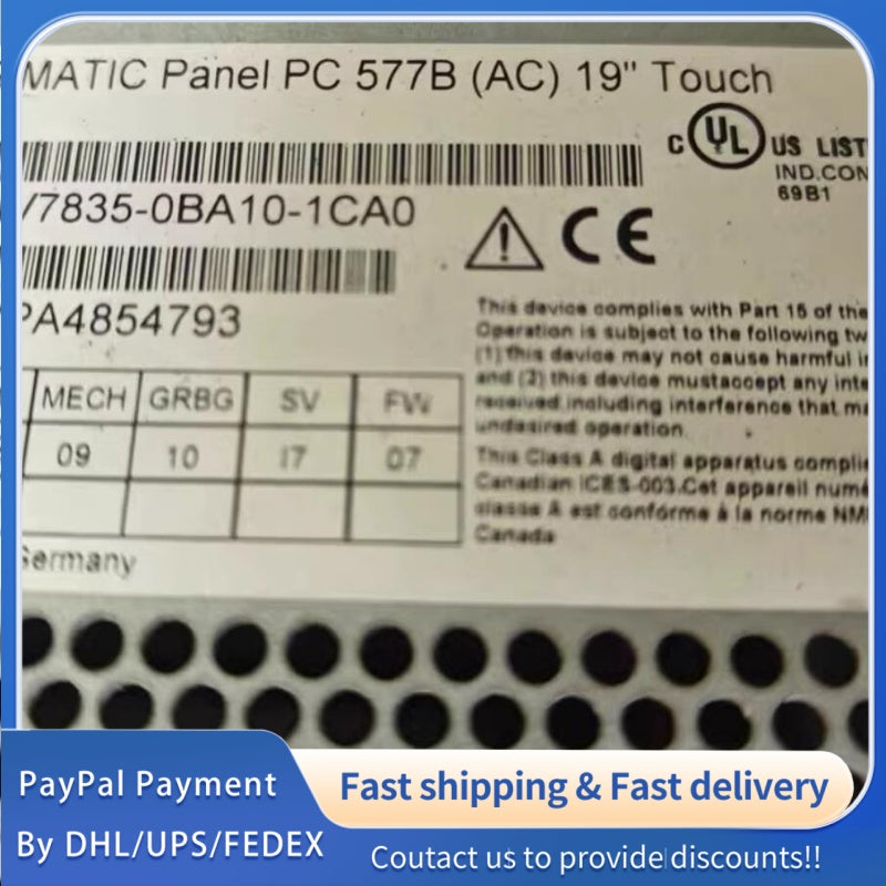 1  PCS used Siemens System  6AV7835-0BA10-1CA0 #LYQ007