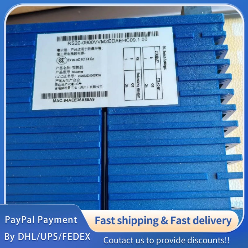 1  PCS new Hirschmann RS20-0900VVM2EDHEHH09.1.00 Rail Switch #LYQ007