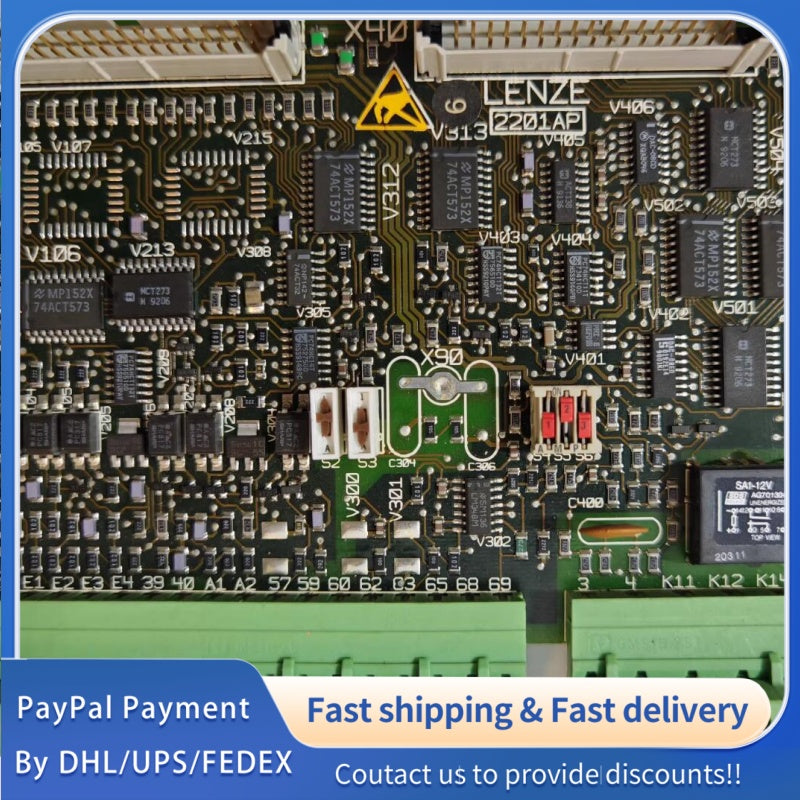 1  PCS USED Lenze Inverter Control Board V313.2201AP #LYQ007