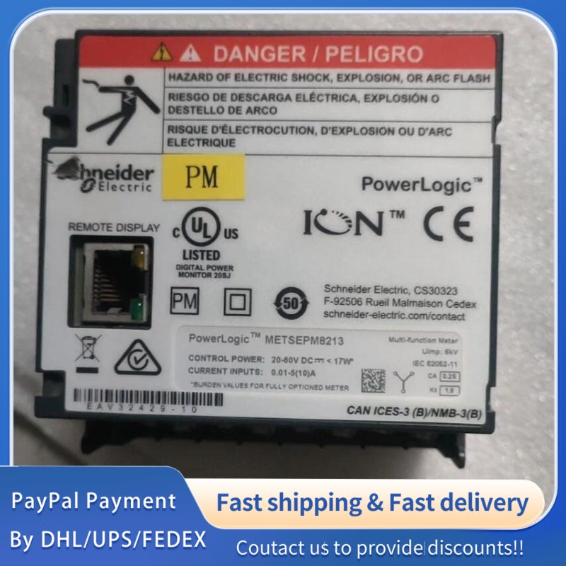 1  PCS used Schneider METSEPM8213 remote display #LYQ007