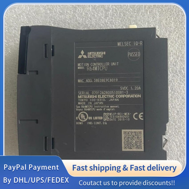 1  PCS USED Mitsubishi R64MTCPU Motion Controller Module #LYQ007
