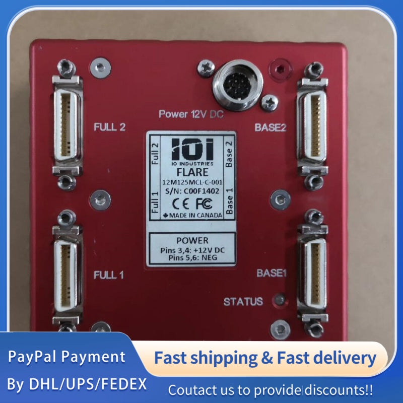 1  PCS USED IOI Industrial Camera 12M125MCL-C-001 #LYQ007