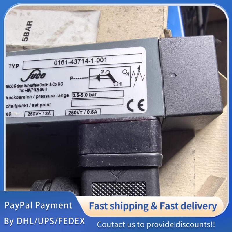 1  PCS new SUCO 0161-43714-1-001 Pressure Sensor