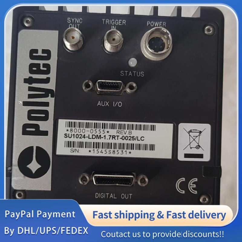 1  PCS used  Polytec Industrial Camera SU1024-LDM-1.7RT-0025/LC #LYQ007