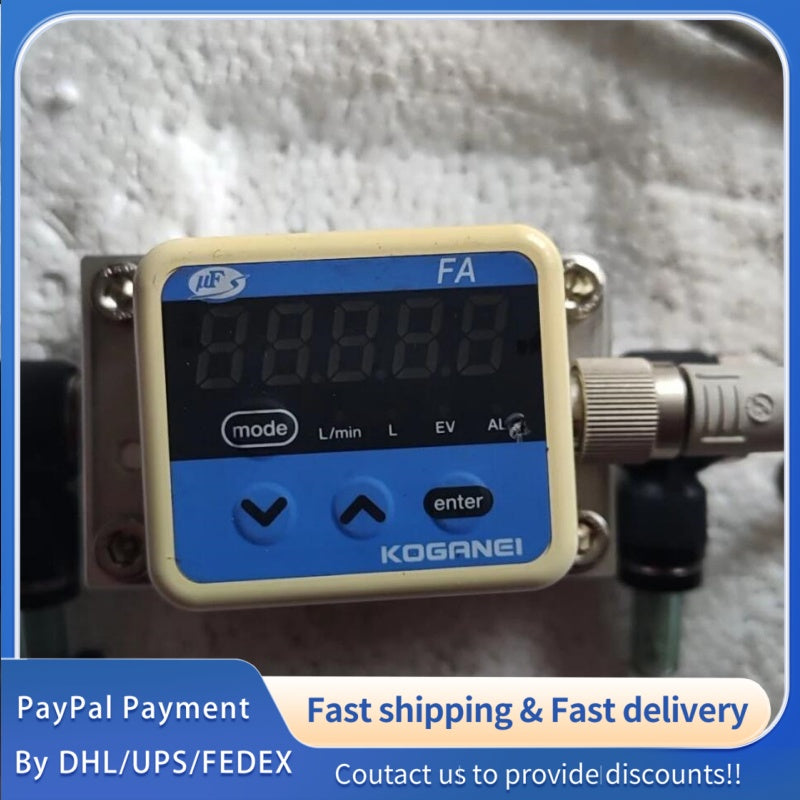 1  PCS used KOGANEI FAS-002-5L Digital Display Flow Meter#LYQ007