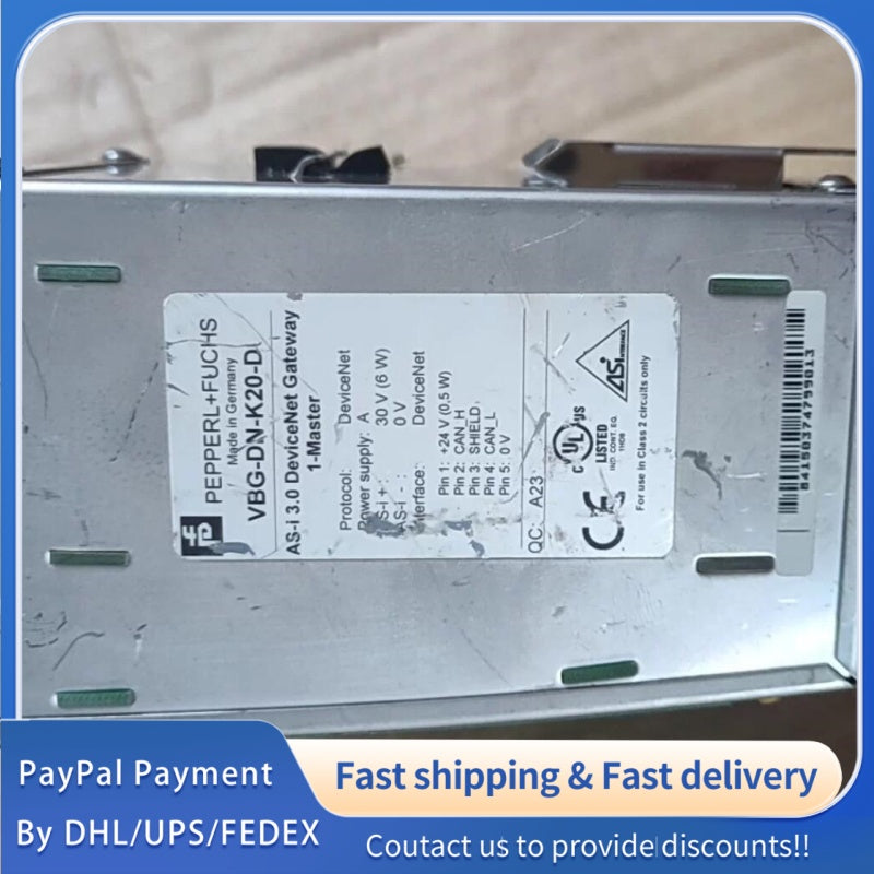 1  PCS USED PEPPERL+FUCHS Communication Gateway Module VBG-DN-K20-D #LYQ007