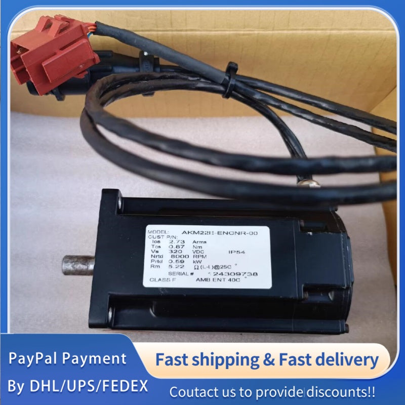 1  PCS USED KOLLMORGEN Motor AKM22E-ENCNR-00 #LYQ007
