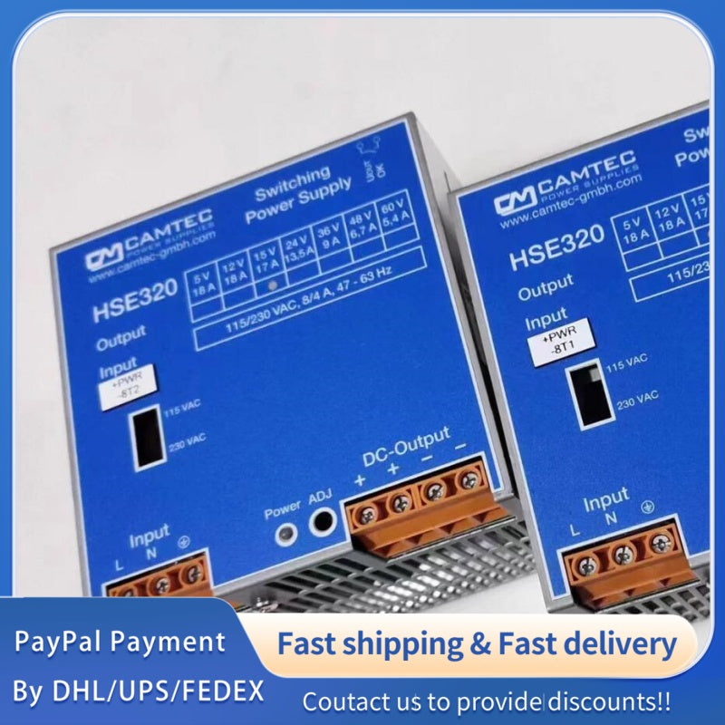 1  PCS used CAMTEC DIN Rail Switching Power Supply HSE03201.15TL IRC #LYQ007