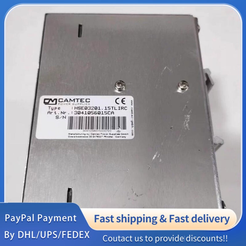 1  PCS used CAMTEC DIN Rail Switching Power Supply HSE03201.15TL IRC #LYQ007
