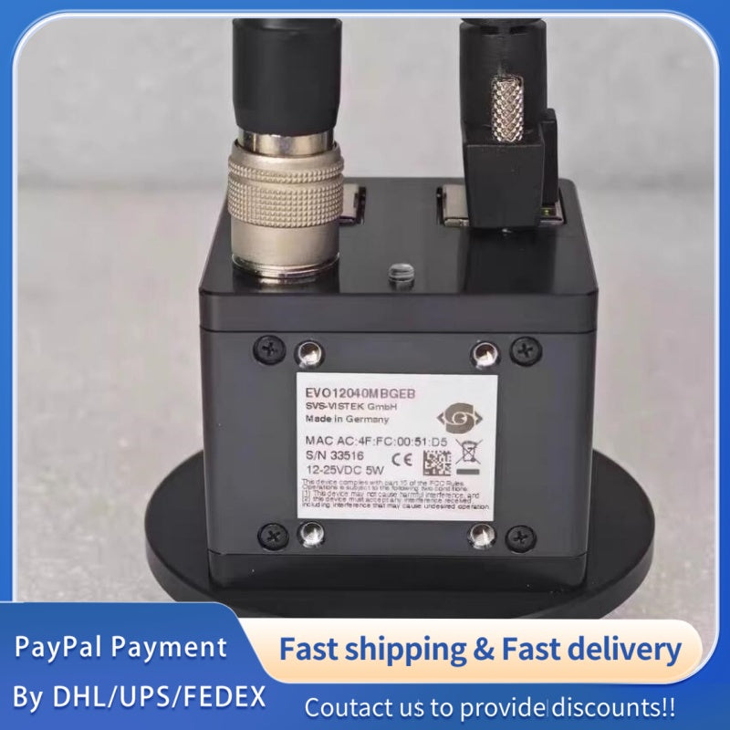 1  PCS used SVS-VISTEK EVO12040MBGEB Industrial Camera #LYQ007