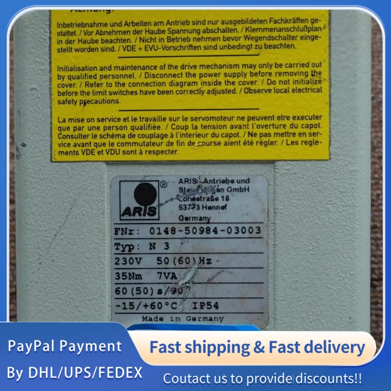 1  PCS used ARIS Actuator 0148-50984-03003 #LYQ007
