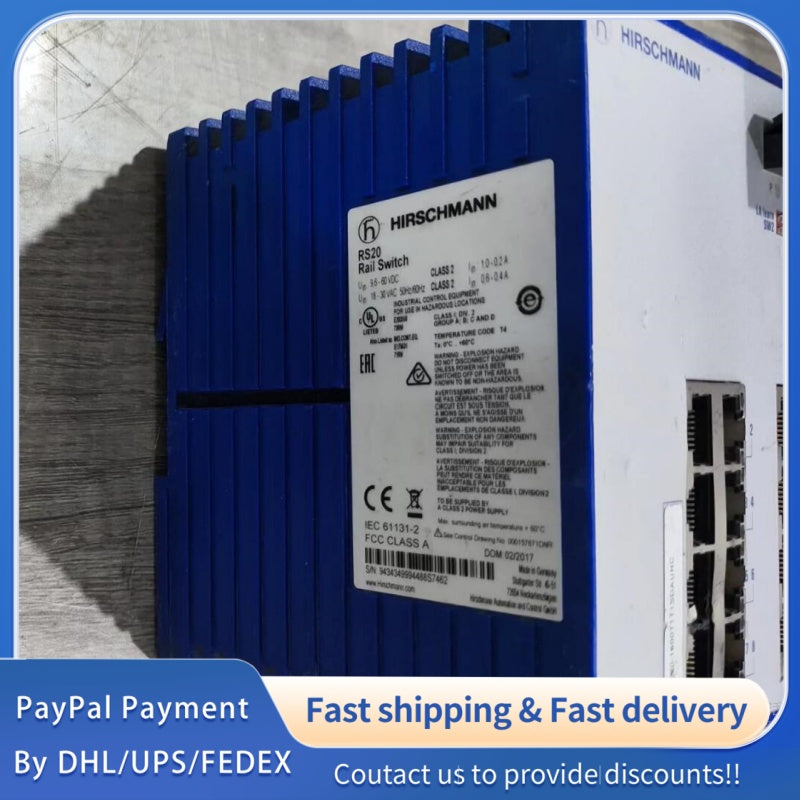 1  PCS used Hirschmann RS20-1600T1T1SDAUHC Switch #LYQ007