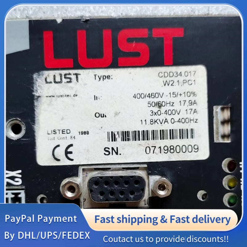1  PCS used LUST Driver CDD34.017.W2.1.PC1 #LYQ007