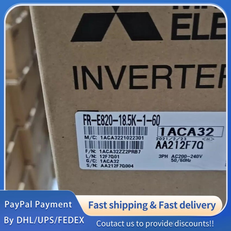 1  PCS new Mitsubishi FR-E820-18.5K-1-60 Inverter #LYQ007