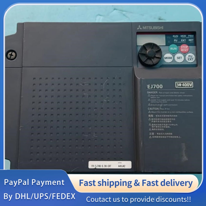 1  PCS used Mitsubishi Inverter FR-EJ740-5.5K-CHT#LYQ007