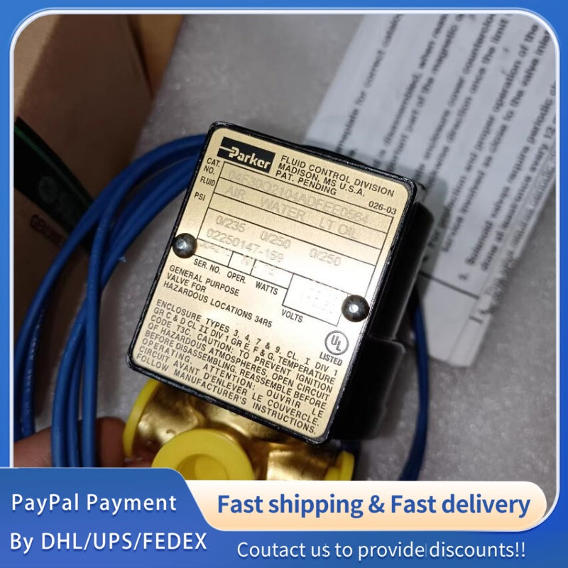 1  PCS new Parker Solenoid Valve 04F30O2104ADFEE0564 #LYQ007