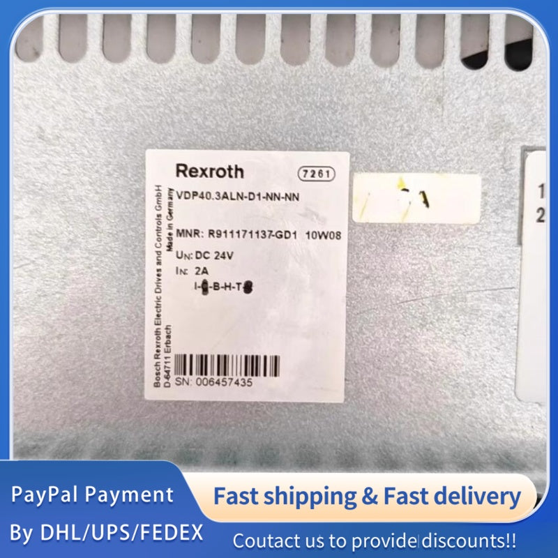 1  PCS USED Bosch Rexroth IndraControl VDP40.3ALN‑D1‑NN‑NN Touch Panel #LYQ007