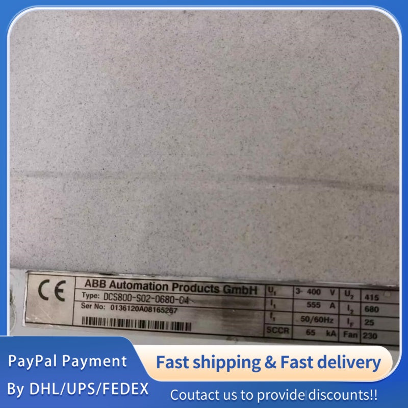 1  PCS USED ABB DCS800‑S02‑0680‑04 DC Drive #LYQ007