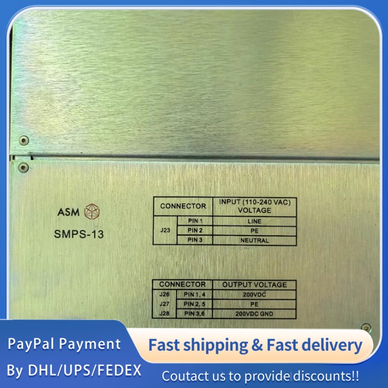 1  PCS  used ASM Equipment Power Supply SMPS-13 (02-88337/H) #LYQ007