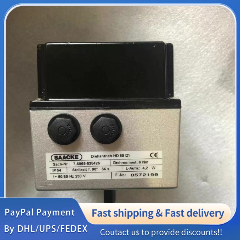 1  PCS new SAACKE HD‑60‑D1 Servo Motor (Actuator) #LYQ007