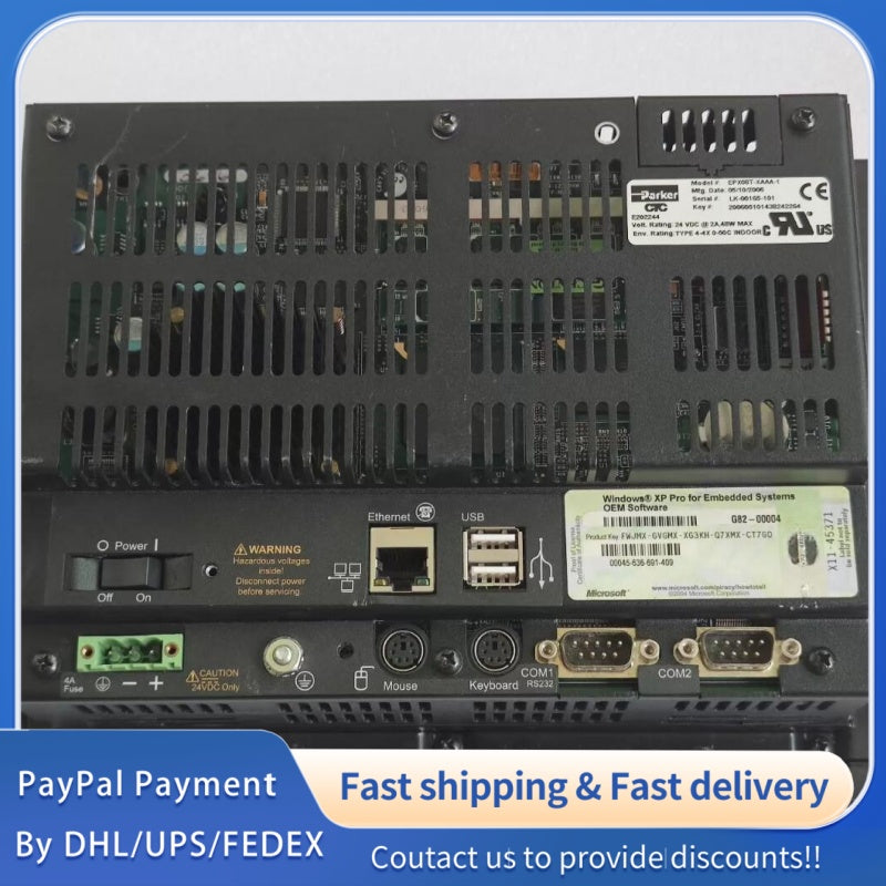 1  PCS used Parker EPX08T-XAAA-1 Touchscreen HMI #LYQ007