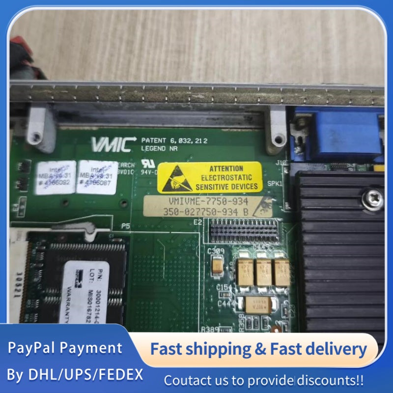 1  PCS used GE VMIVME-7750-934 VMEbus Single Board #LYQ007