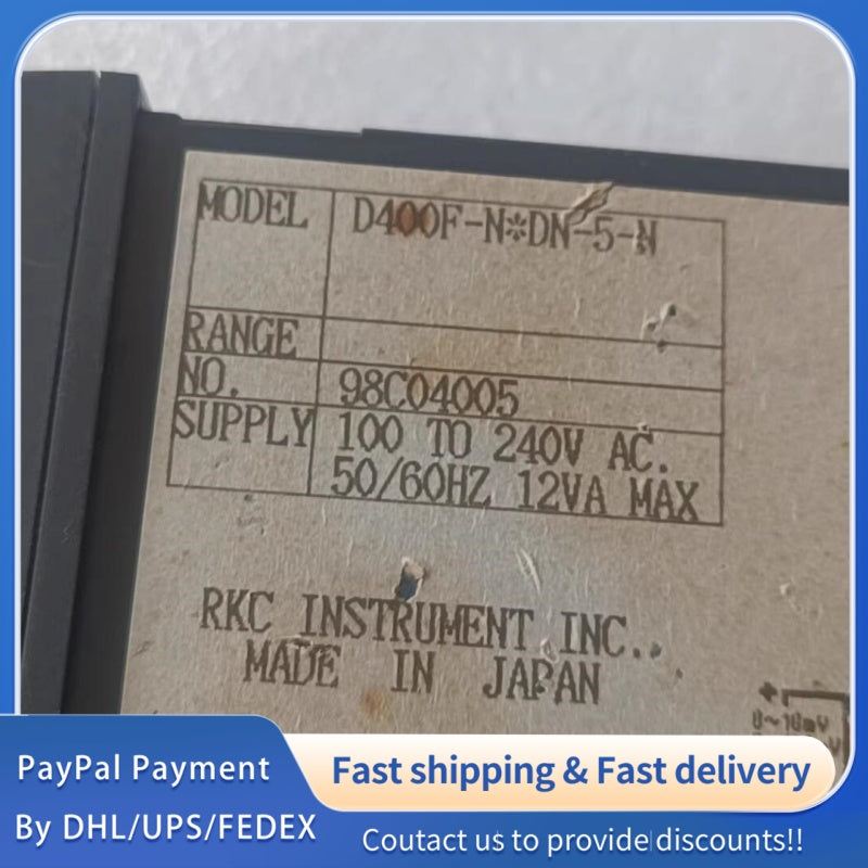 1  PCS USED RKC REX-D400F-N*DN-5-N Digital Controller#LYQ007