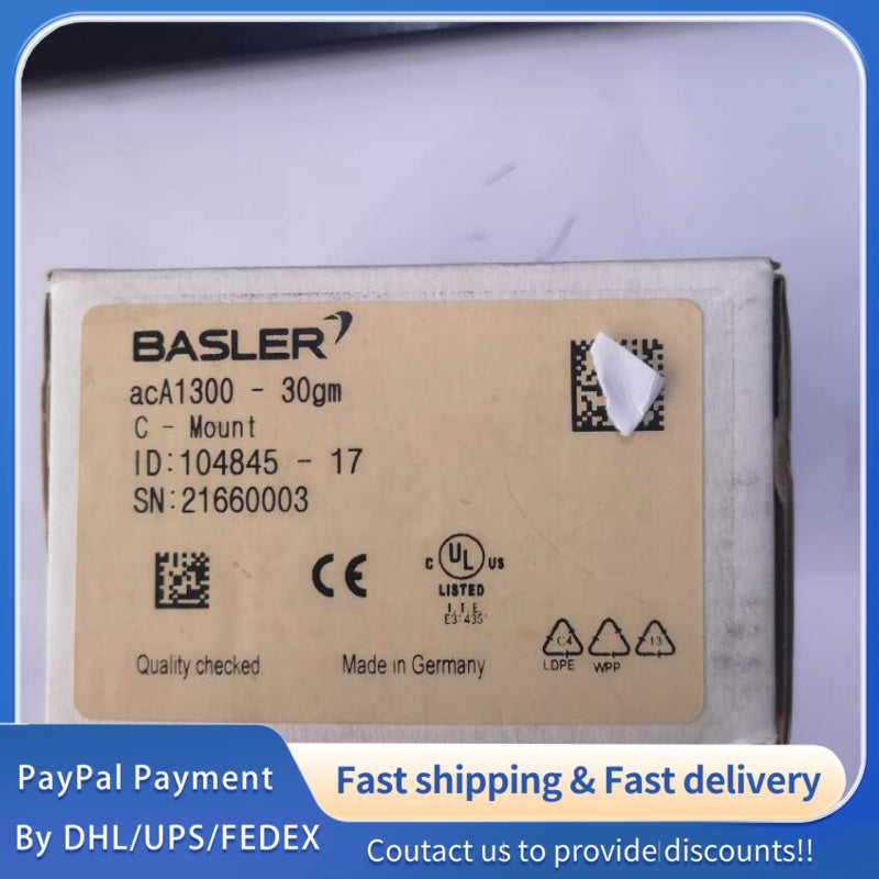 1  PCS new Basler acA1300-13gm Industrial Camera #LYQ007