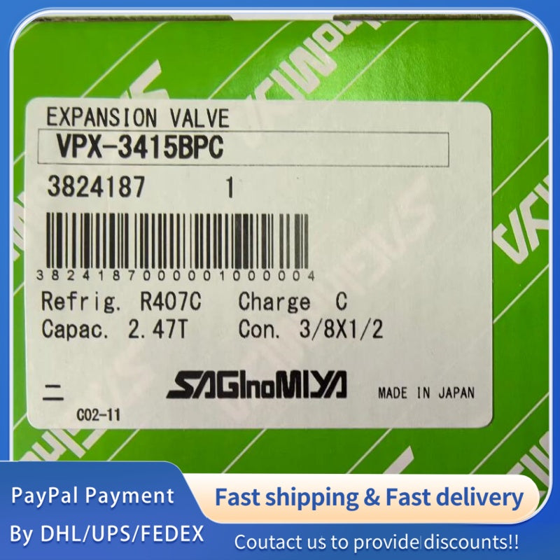 1  PCS NEW SAGINOMIYA VPX‑3415BPC Thermal Expansion Valve #LYQ007