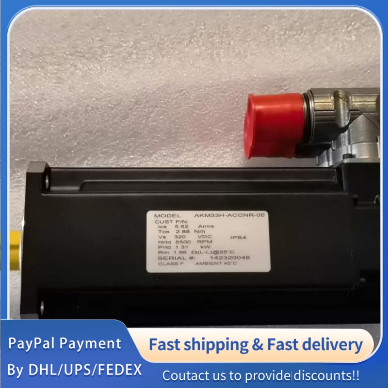1  PCS used Kollmorgen AKM33H-ACCNR-00 Servo Motor #LYQ007