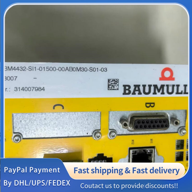 1  PCS USED BAUMULLER BM4432‑SI11‑01500‑00AB0M30‑S01‑03 #LYQ007