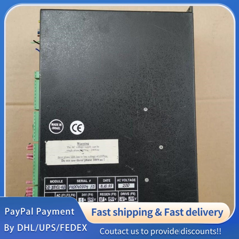 1  PCS USED  Digital Servo Drive SB-1001CE-KS #LYQ007