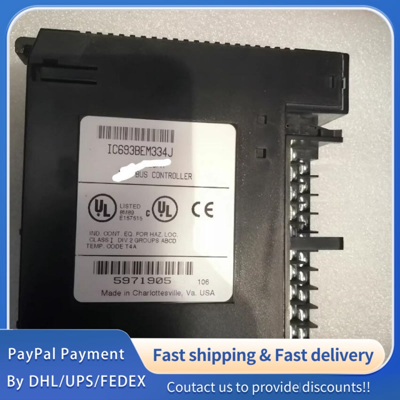 1  PCS used GE Fanuc IC693BEM334J Genius Bus Controller #LYQ007