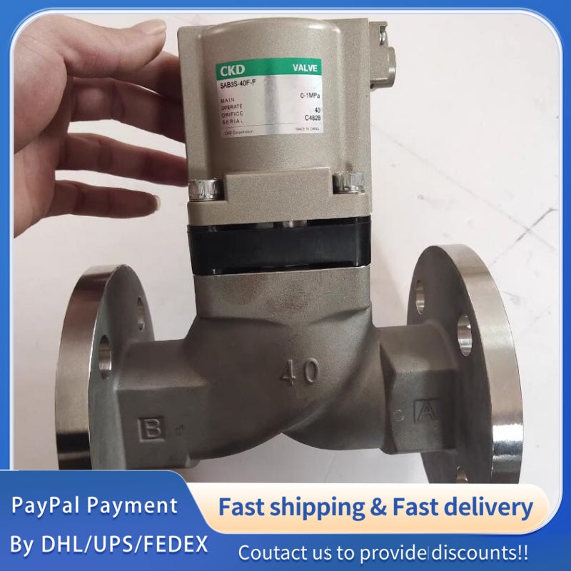 1  PCS NEW CKD Air-Operated 2-Port Valve SAB3S-40F-F #LYQ007
