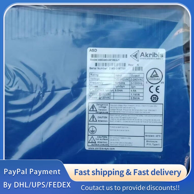 1  PCS new Akribis ASD240-0418E2J1 Servo Drive #LYQ007