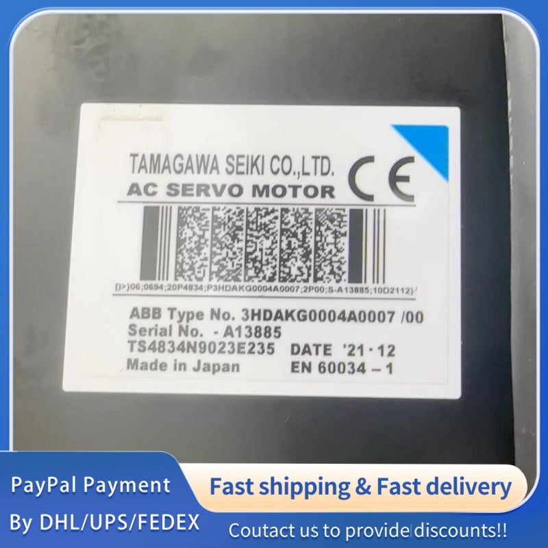 1  PCS used ABB Robot Servo Motor 3HDAKG004A0007 #LYQ007