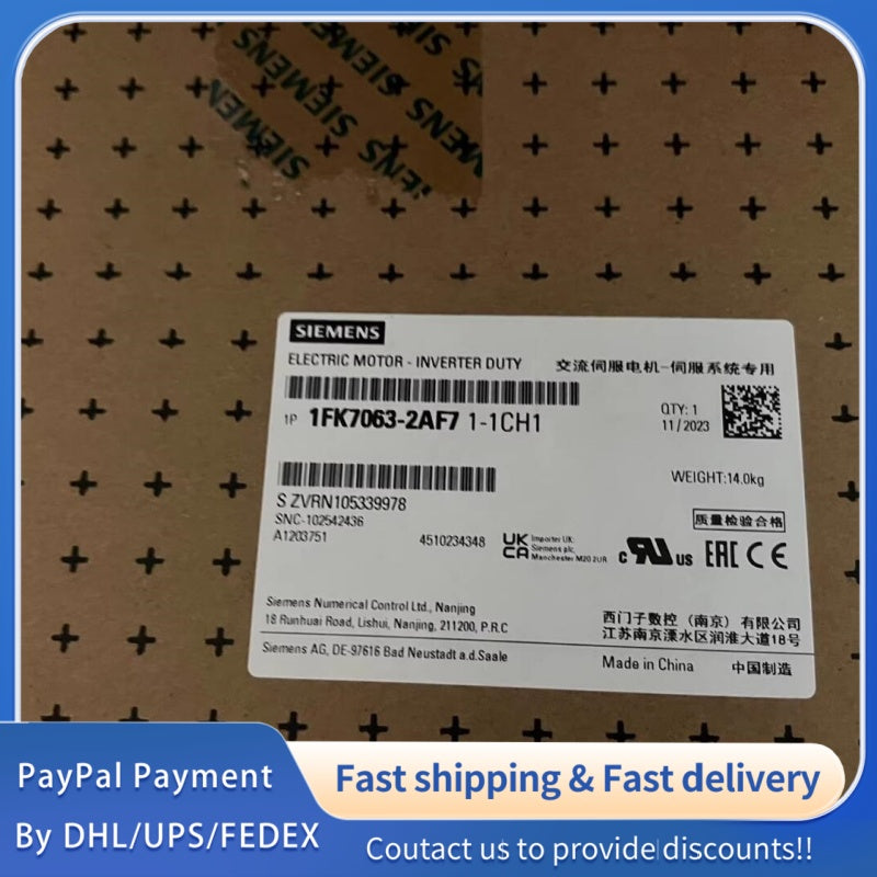 1  PCS new Siemens 1FK7063-2AF71-1CH1 Motor #LYQ007