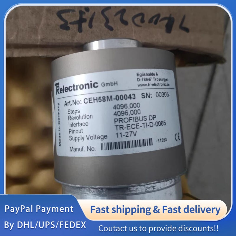 1  PCS new TR Electronic CEH58M-00043 Absolute Encoder #LYQ007