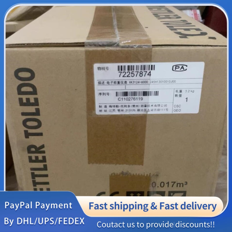 1  PCS new METTLER TOLEDO XK3124-6000 (IND245) Weighing Indicator #LYQ007