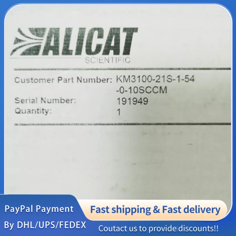 1  PCS new ALICAT KM3100-21S-1-54-0-10SCCM flow meter #LYQ007